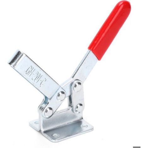 Pince à bascule horizontale à dégagement rapide, pince à bascule pour outil à main brillante et brillante avec 2 fixations rapides (1/5)