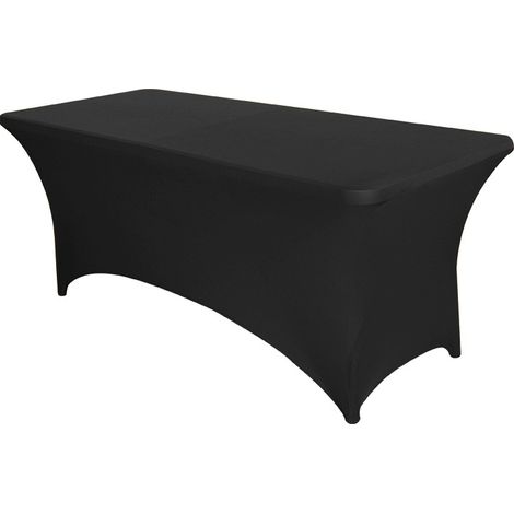 Nappe de Table Extensible [ 183 x 75 cm] Couverture de Table en Polyester et Spandex - Lavable en Machine et Infroissable