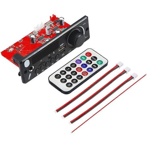 JX-X1 Autoradiomodul 2x80W mit Fernbedienung, MP3-Decoder und Lautsprechern für Freisprechfunktion