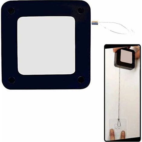 Ulisem Ferme-porte Automatique Sans Poinçon, Fermeture Automatique Sans Trou pour La Plupart des Portes, Noir (1/5)