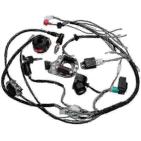 Faisceau électrique complet pour moto, quad, pit bike 50, 70, 90, 110 et 125 cm³ - En stock (2025) (1/5)