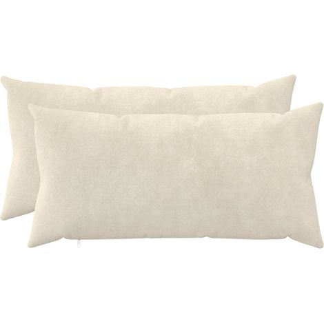 Federa 2 pcs HEERLEN Crema 40 x 80 cm Fleece in microfibra vidaXL (1/5)