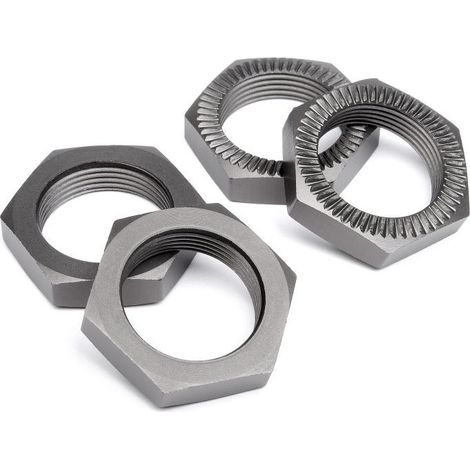 WHEEL NUT 24mm (GUNMETAL/4pcs)