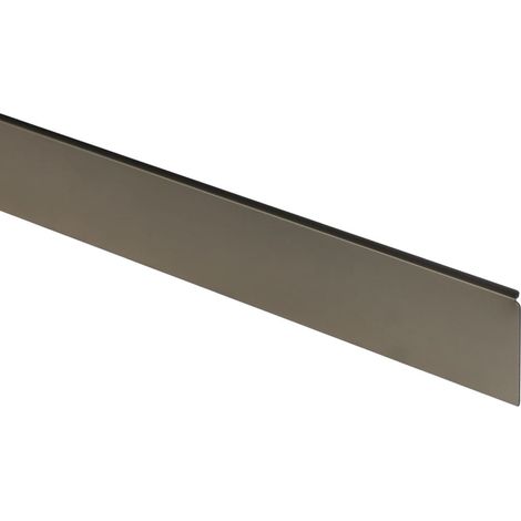 Nordlinger – Profil de finition aluminium gris pour plan de travail – Installation facile avec silicone – Découpe simplifiée – Éco-responsable