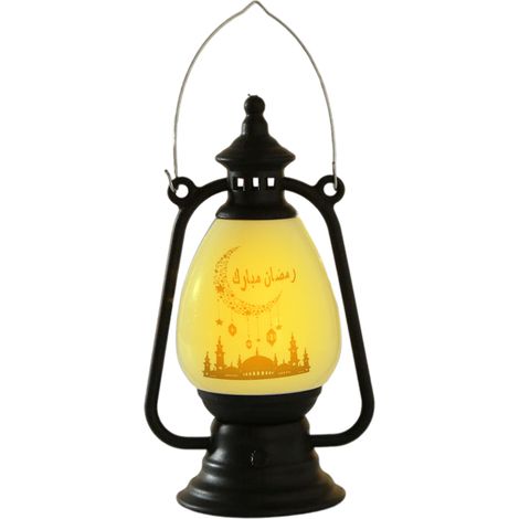 Lanterne Électronique Ramadan avec Bougie LED pour Décoration Fête et Maison
