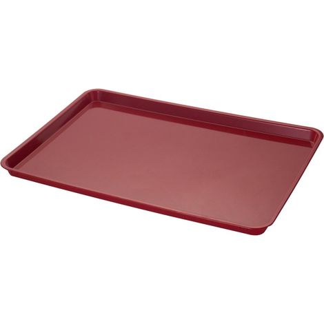 PLATEAU ABS 600X400 MM ROUGE (1/2)