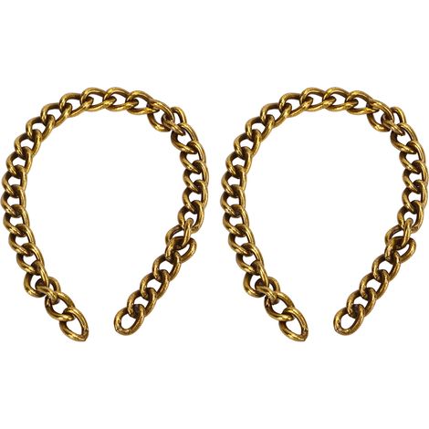 HT6-001/002/003/004 Chaîne enroulée de 10 mètres, chaîne pour panneau publicitaire, chaîne pour sac, chaîne fine pour bijoux, bronze antique. (1/5)