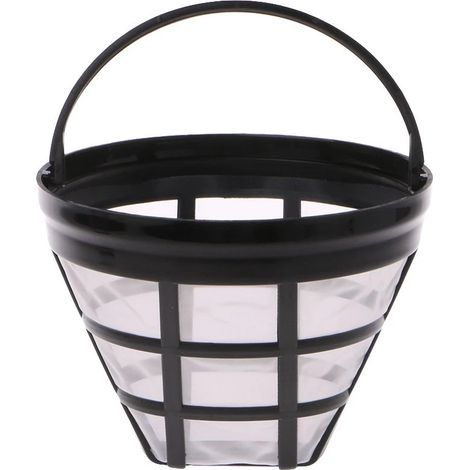 Filtre à café ou panier réutilisable, en acier inoxydable ou en nylon, pour machines à café, porte-filtres ou cafetières à filtre.-AquaForge (1/5)