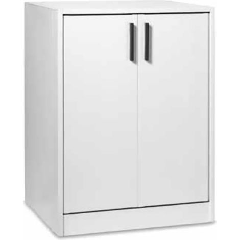 Mobile coprilavatrice con chiusura a 2 ante 67x60 cm Bianco (1/5)