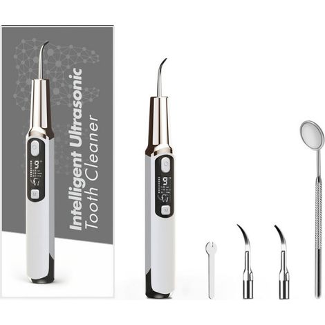 Nouvelle brosse à dents ultrasonique à usage domestique, élimine le tartre, nettoie les dents jaunies et les taches de fumée, et embellit les dents. (1/4)