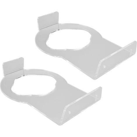 Lot de 2 Supports muraux pour ballons, Acrylique, Léger, Pour basket-ball, football, volley-ball, Maison, Gymnase (1/5)