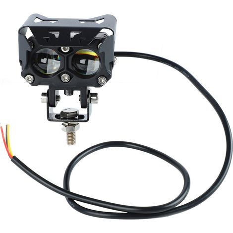 LED-Motorradscheinwerfer mit 2-farbiger Linse, hoher Helligkeit und präzisem Fokus, Arbeitsleuchten für Elektrofahrzeuge (1/5)