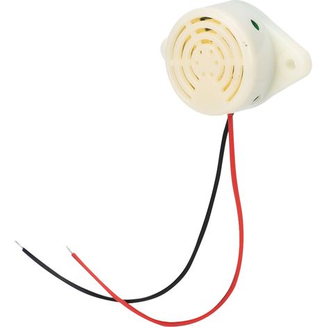 5 Stück DC 3-24V 95dB Aktiver Summer Alarm Dauerton mit Kabel SFM-27 (1/5)