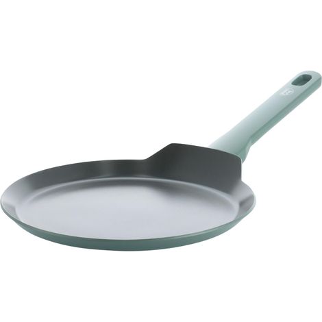 Tones revêtement antiadhésif céramique-poêle à crêpes, 24 cm, induction, sans PFAS, compatible lave-vaisselle, résiste au four, Smokey bleu (1/5)