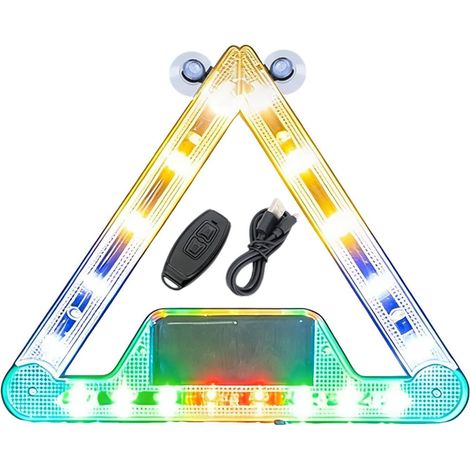 Feux Stroboscopiques à LED Triangle de signalisation avec (1/5)