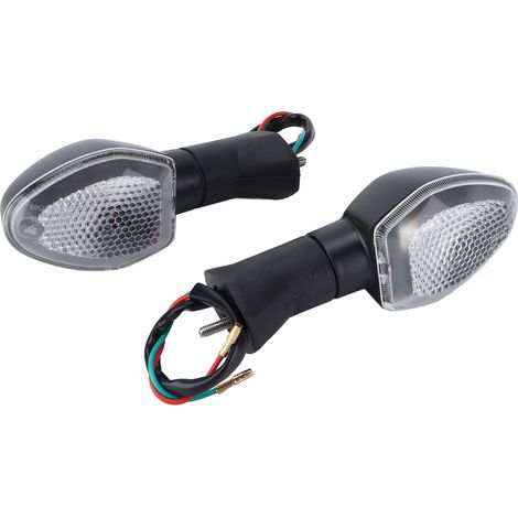 Clignotant Moto 2 Pièces Indicateur Flash Avant Arrière Remplacement Suzuki Transparent (1/5)