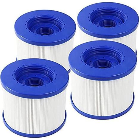 Filtre de piscine pliable - Convient pour Wave Spa Sunbay - Bleu - toutes saisons - 104 x 82 x 60 mm (4 pièce) (1/4)
