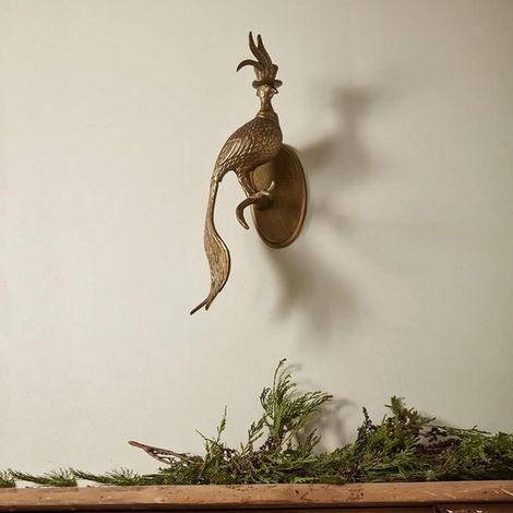 Decoración de pared 3D: cabeza de animal, cabeza de pájaro, resina (1/5)