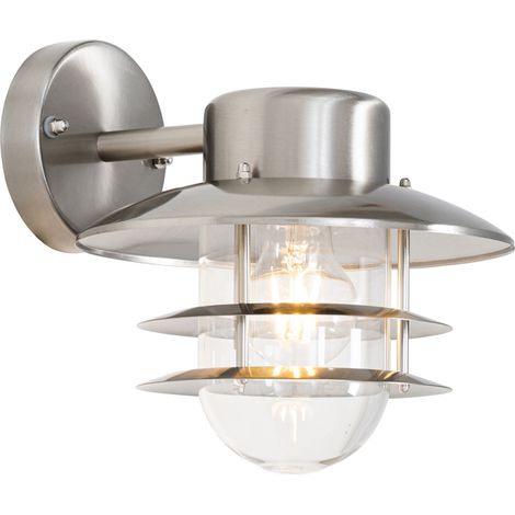 Industrial Wall Lamp Steel IP44 - Shell