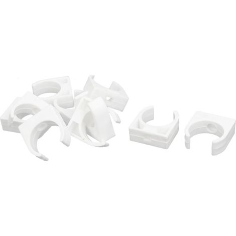 10 pièces 25mm Dia PPR Rohr Clip Schelle Fittings Anschlüsse 29mm x 12mm 31mm (1/3)