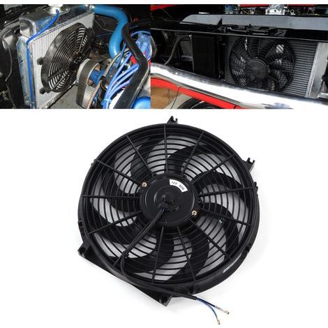 Kit de Montage Universel Ventilateur Radiateur 14 Pouces 12V 90W - Ventilateur Mince Pousser/Tirer (1/5)