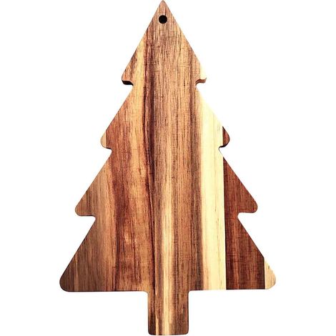 Planche À Découper - Planche À Fromage En Bois - Forme Arbre De Noël - 38 X 24 X 1 5 Cm - Pour Servir Fruits Sushi Desserts - 1 Pièce (1/5)