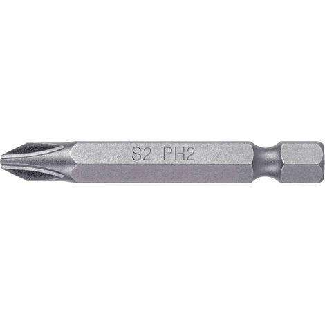Puntas para destornillador Phillips PH2 - 50 mm - 5 puntas