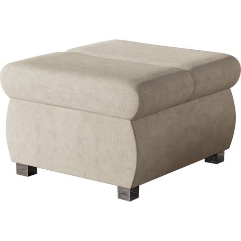 Reposapiés Comfivo 142, Uttario Velvet 2979, 39x60x60cm, Diámetro: 0, Tapiz, Patas: Metal, 0 (1/4)