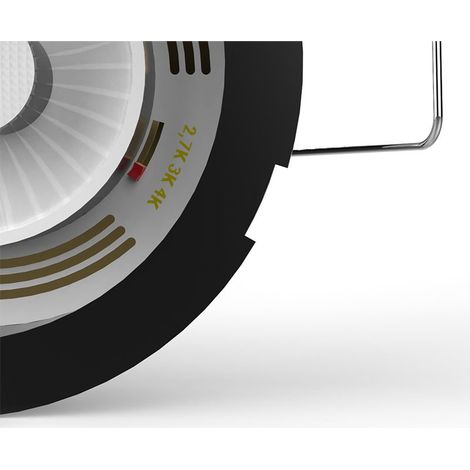 Spot LED CCT BBC 6W 2700/3000/4000K Gradable noir Détecteur - Garantie 5 ans Miidex Lighting® (1/7)