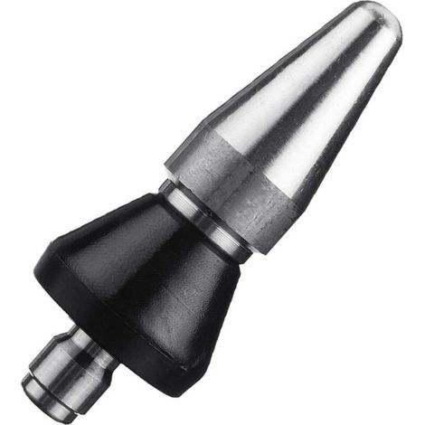 Buse de nettoyage rotative de nettoyeur haute pression pour dragage de canalisation d’égouts, argent (1/4)