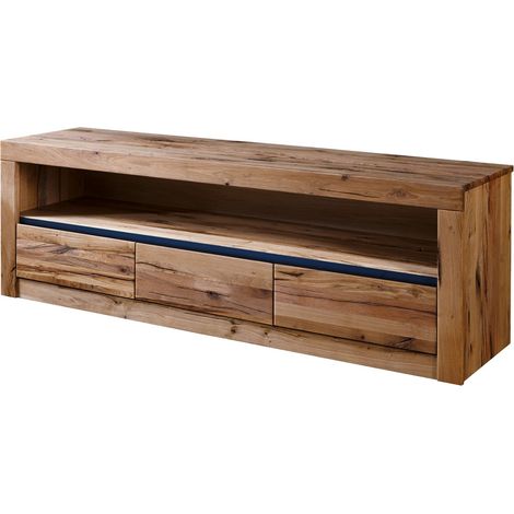 mobile TV in legno di Quercia Selvatica/ Cerro 165x42x55 quercia naturale oliato MONTREUX 104 (1/3)