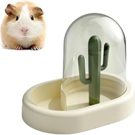 Distributeur automatique de nourriture pour hamsters, gamelle pour petits animaux (jaune) (1/5)