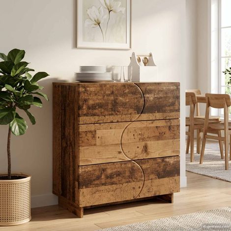vidaXL Sideboard Old Wood 70 x 38 x 75 cm Engineered Wood (1/5)