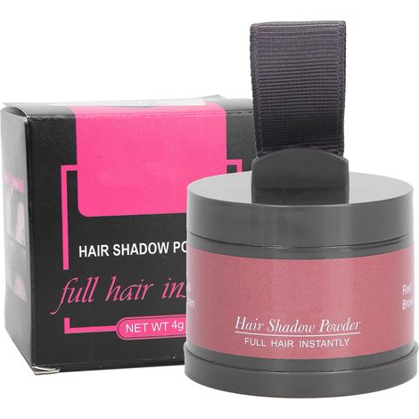Poudre correctrice professionnelle pour lignes de cheveux, ombre capillaire brun rouge, outil de maquillage pour couvrir et remplir les zones clairsemées (1/5)