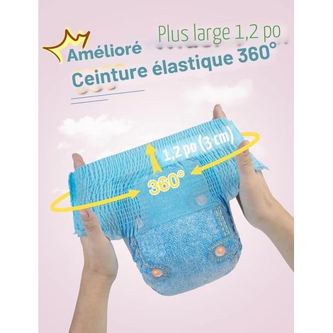 DONO Couche Chien Couche pour Chien Couches Culotte XL (38-58 cm) (1/4)