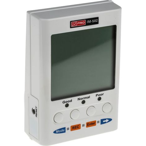 Appareil de mesure de la qualité de l'air RS PRO IM-502, +122 °F, +50 °C max ( Prix pour 1 ) (1/5)
