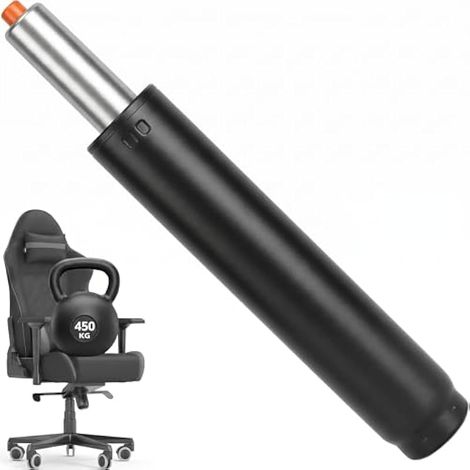 Vérin à gaz pour fauteuil de bureau, 31-45 cm, en acier inoxydable, rotation à 360°, pour fauteuils releveurs (1/4)