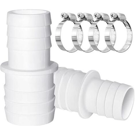 Lot de 2 raccords de tuyau avec colliers de serrage, adaptateur de tuyau de piscine 2 x 32 mm (1/5)