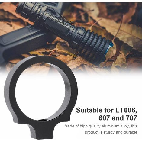 Support de fixation LaRue pour lampe tactique, anneau noir 0.760" compatible montage en ligne