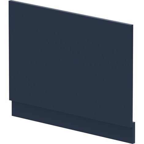 750mm Straight Bath MFC End Panel & Plinth - Matt Electric Blue