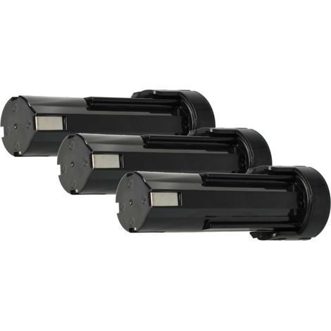 vhbw 3x Akku kompatibel mit ABB Stotz Minifix 210 Werkzeug (3300 mAh, NiMH, 2,4 V)