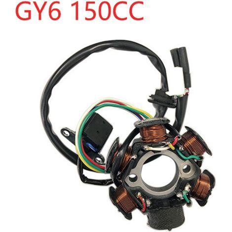 Bobines de stator de moto compatibles avec magnéto GY6 150 150CC (1/3)