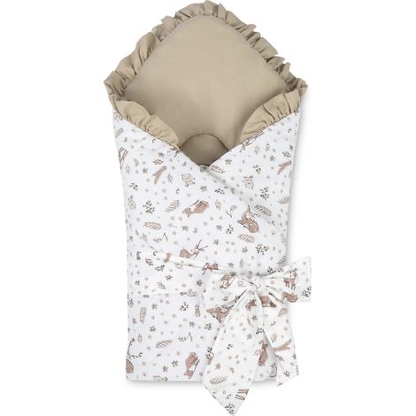 Cono di cotone color beige foresta 75x75 (1/5)