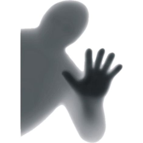 1 Stück Horror-Schattenaufkleber für Halloween-Dekorationen