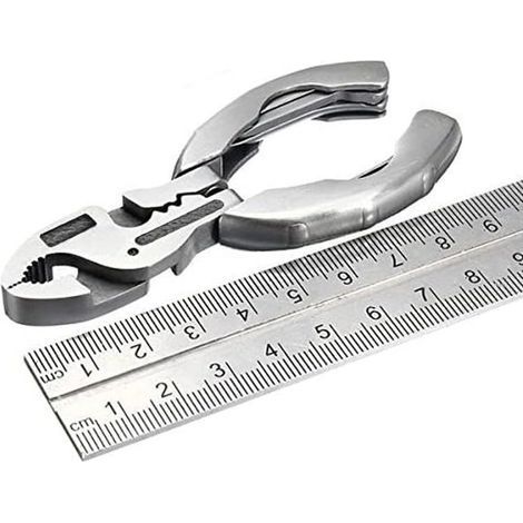 Pince multifonction 9 en 1 – Outil multifonction tout-en-un – Équipement multifonction pour homme – Meilleur kit d'outils multifonctions pour le travail, le camping, la randonnée, la survie (1/4)