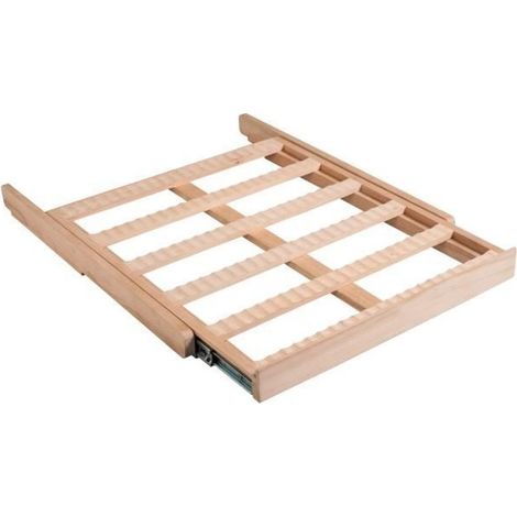 Clayette CLATRAD10 multi formats de type coulissante, bois naturel (hêtre) - La Sommelière