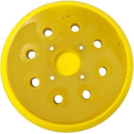 Disco de velcro de 125 mm con 8 agujeros (1/2)
