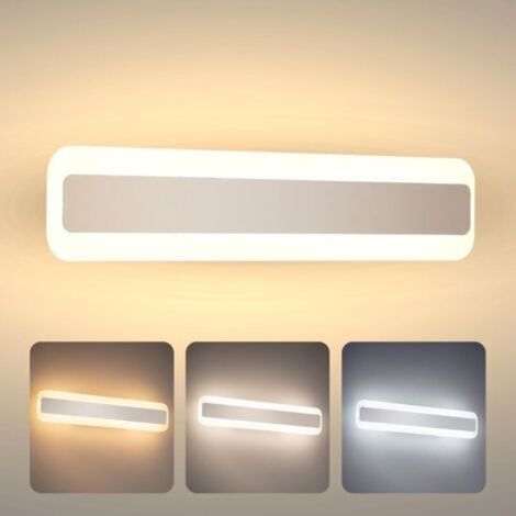 14W Lampe Miroir Salle de Bain 40CM 1050LM Luminaire Salle de Bain 230V Blanc Chaud 3000K Blanc Neutre 4000K Blanc Froid 6000K Applique (1/5)