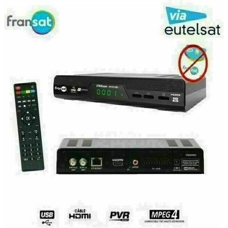 OPTEX RÉCEPTEUR TV SATELLITE HD 9947 FRANSAT (EUTELSAT 5° OUEST) (VENDU SANS CARTE) (1/4)