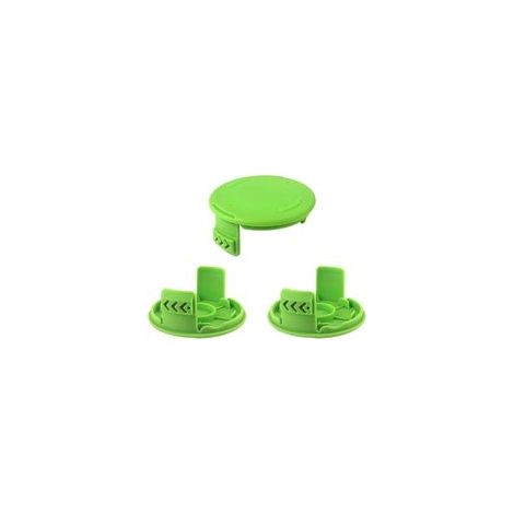 Couvercle de bobine G24LT - Compatible avec les coupe-bordures Greenworks 24 V G24LT G24LT28 G24LT30MK2 G24LT30M - 3 capuchons de bobine (1/5)